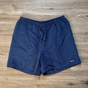 Patagonia Navy Blue 5” Athletic Shorts
